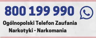 Ogólnopolski Telefon Zaufania Narkotyki – Narkomania 800 199 990